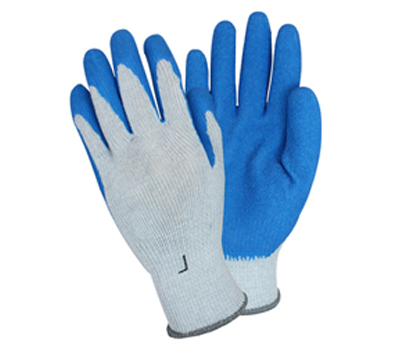 Heavy Latex-Coated String Knit Gloves